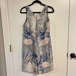 Emporio Armani Silk Printed Sleeveless Jumpsuit (Made in Italy)